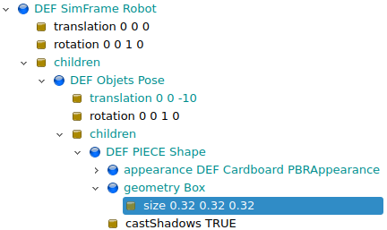 Entorno de palletization-single-ur10e en Webots